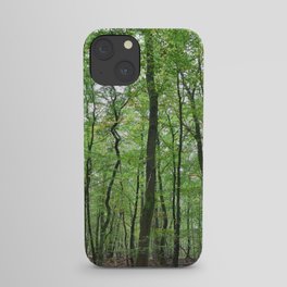 Green trees -- Soft green Art Print  iPhone Case