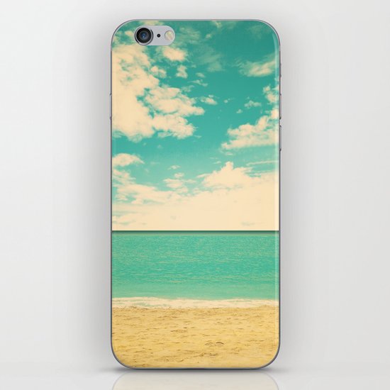 Retro Beach iPhone Skin