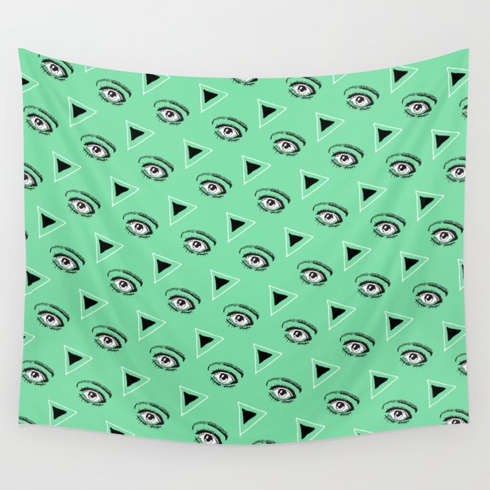 Eye Triangle Wall Tapestry