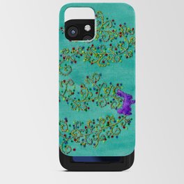 Lost and Found Woodland Garden Embroidery iPhone Card Case