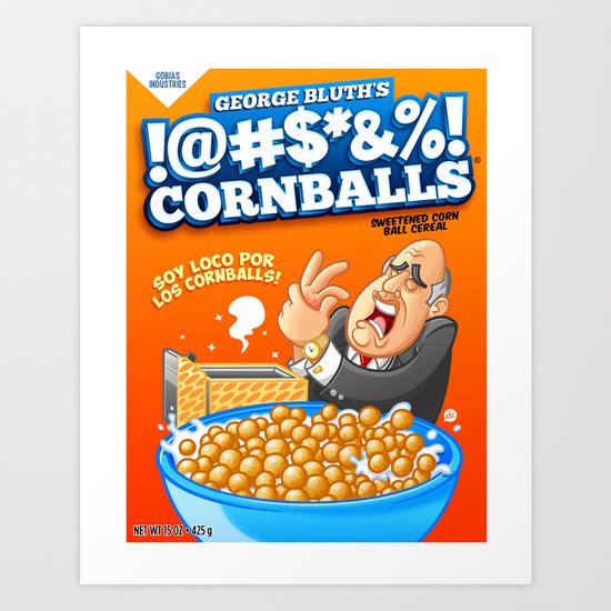 !@#$*&%! Cornballs! Art Print