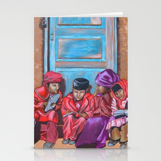 Muslim Children Stationery Cards