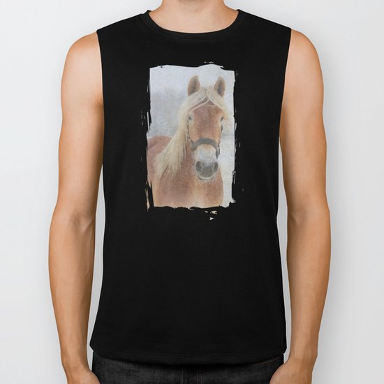 Winter Horse - JUSTART (c) Biker Tank