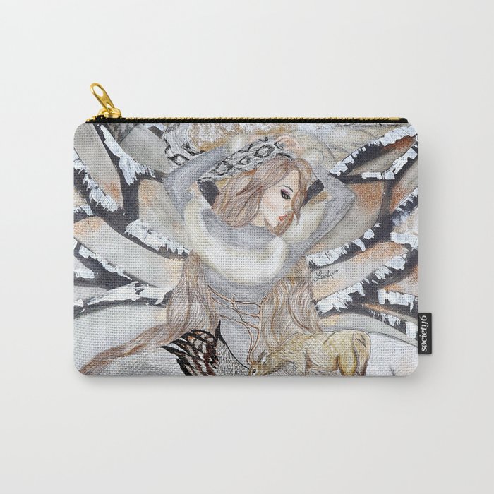Lisa Alavi | Snow Angels Carry-All Pouch