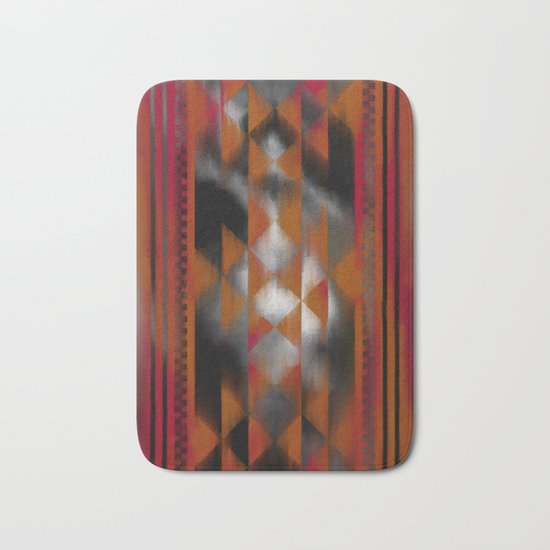Boho Magic (red) Bath Mat