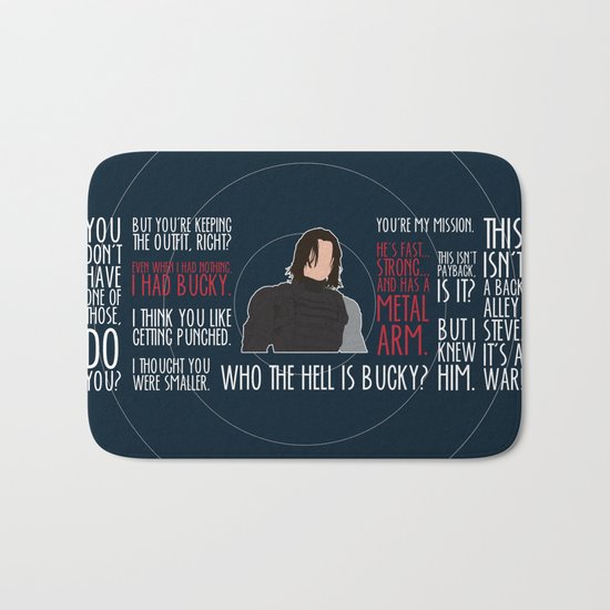 The Winter Soldier Bath Mat