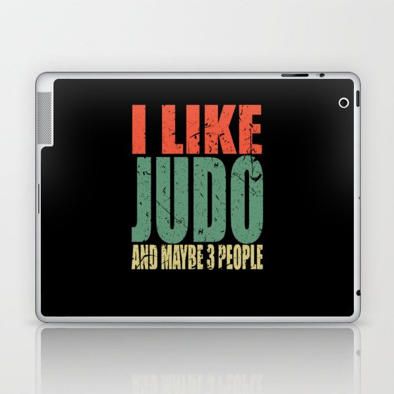 Judo Saying funny Laptop & iPad Skin