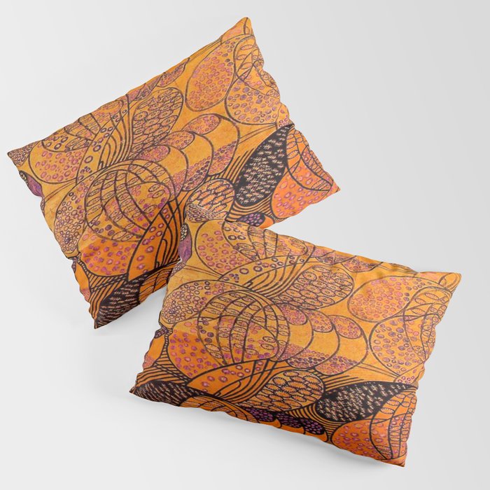 Charles Rennie Mackintosh, pattern floral  Pillow Sham