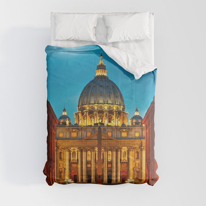 San Peter's Basilica in Rome  Comforter