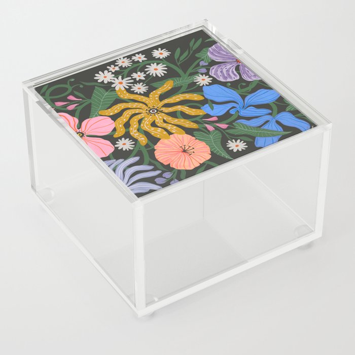 Merrick Floral Acrylic Box