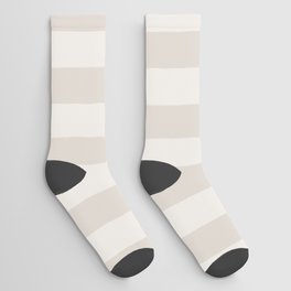 Chic stripe in ecru Socks