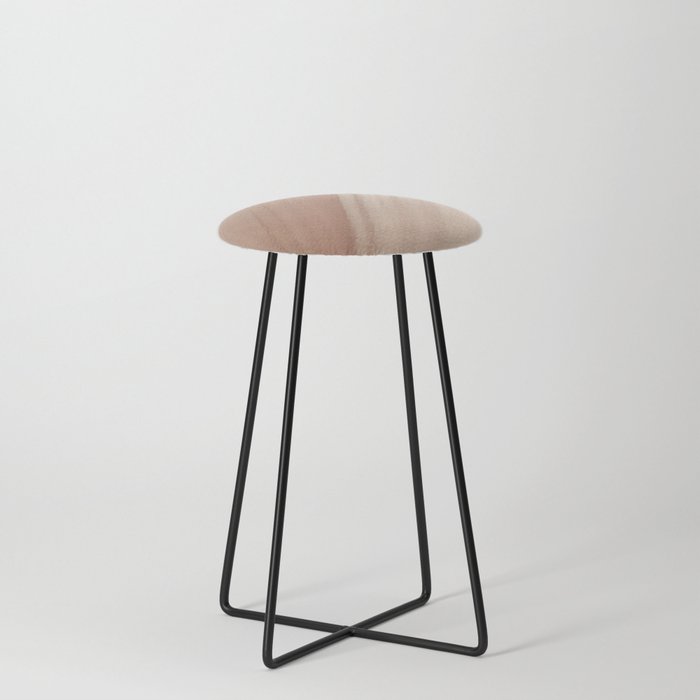 Pale Tan Brushstrokes  Counter Stool