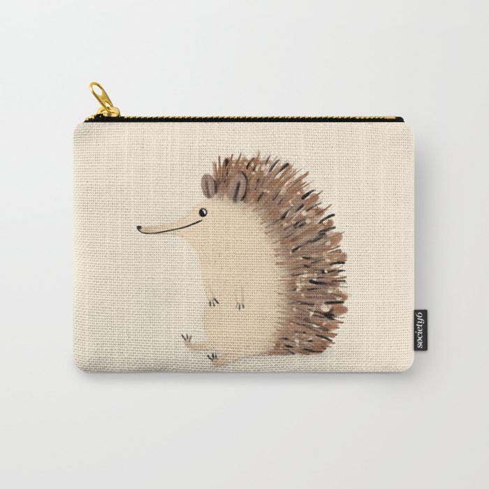 Happy Hedgehog Sketch Carry-All Pouch