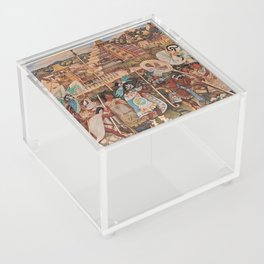 Diego Rivera Totonaca Civilization Murals of the National Palace II Acrylic Box