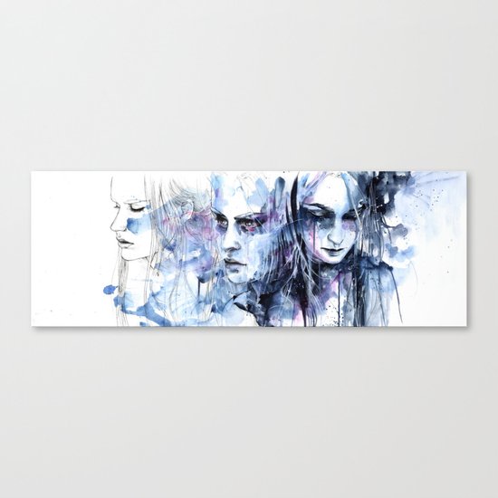 waves - to and fro Canvas Print