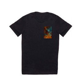 fractal pattern clots colorful shine T Shirt