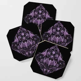 Bats and Beasts Tile (Purple) Coaster