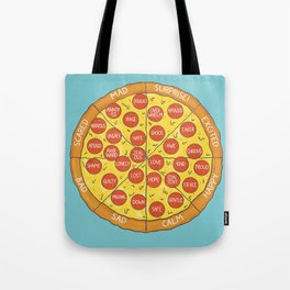 Pizza Feeling Wheel - An Emotion Wheel for Children and Adolescents Tote Bag
