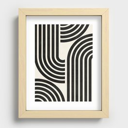 LINE ART - SHAPES 01P Recessed Framed Print