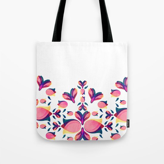 Tulip Pattern Tote Bag