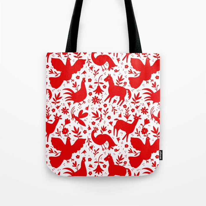 Otomi in red Tote Bag