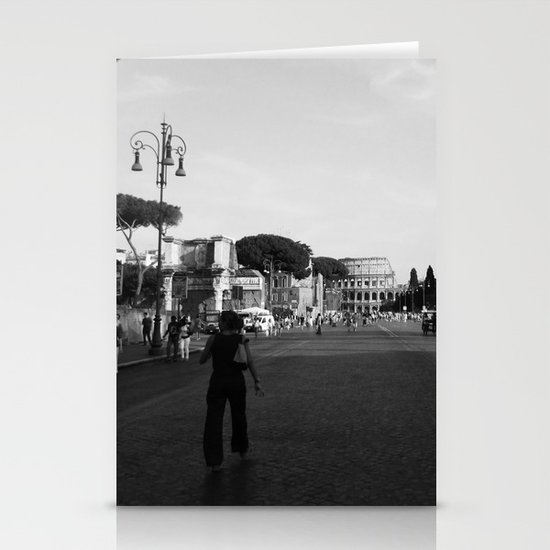 all roads lead to rome Stationery Cards