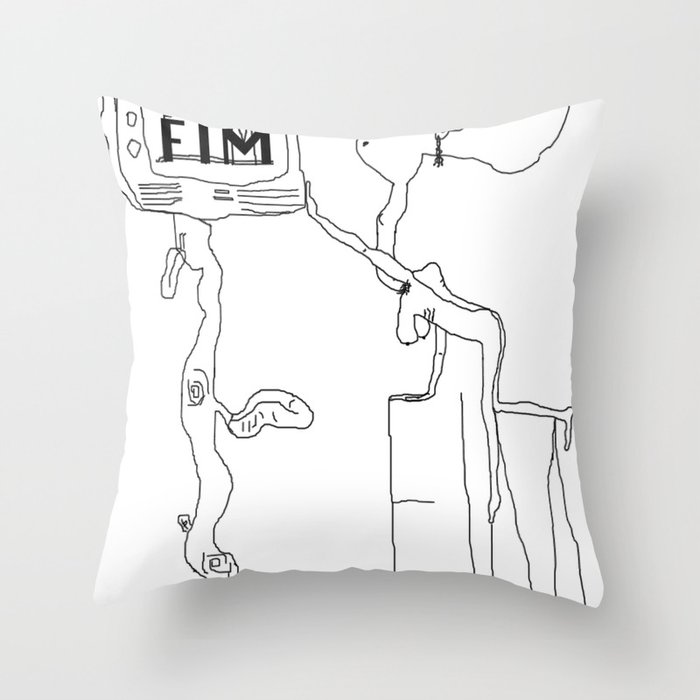 FIM FOR KNOWLEDGE Throw Pillow