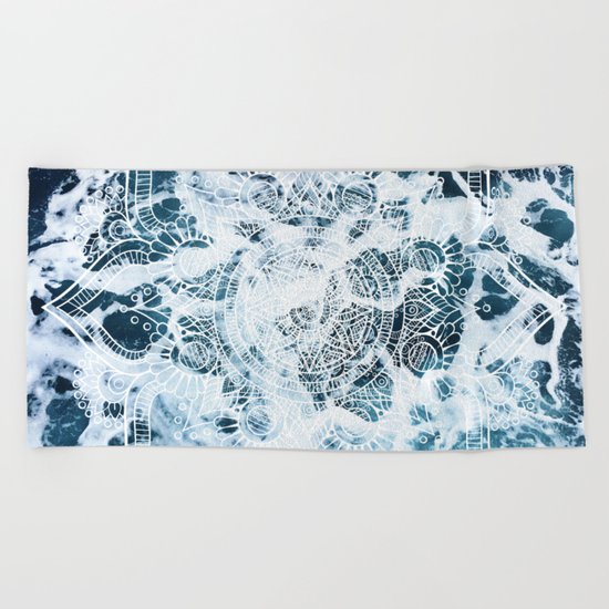 Ocean Mandala - My Wild Heart Beach Towel