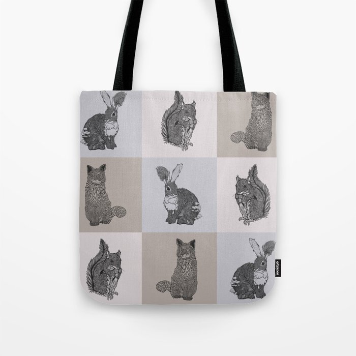 Wild Creatures Tote Bag