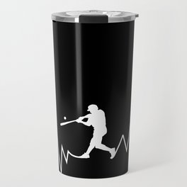 Baseball Heartbeat product Cool Gift for Sport Lovers Travel Mug