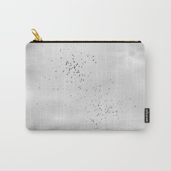 "Sky and birds". Study IV Carry-All Pouch