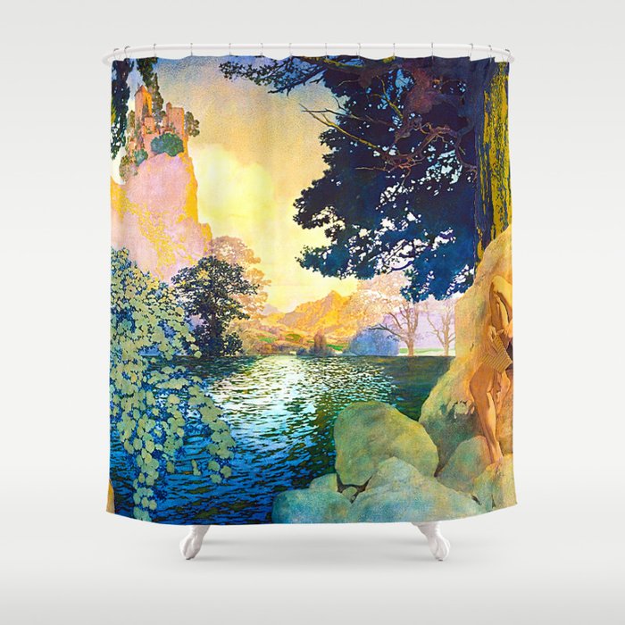 Maxfield Parrish Dream Castle Shower Curtain