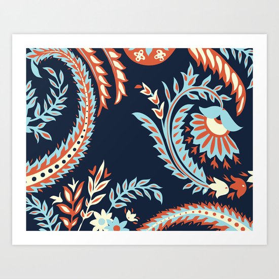 Flora Art Print