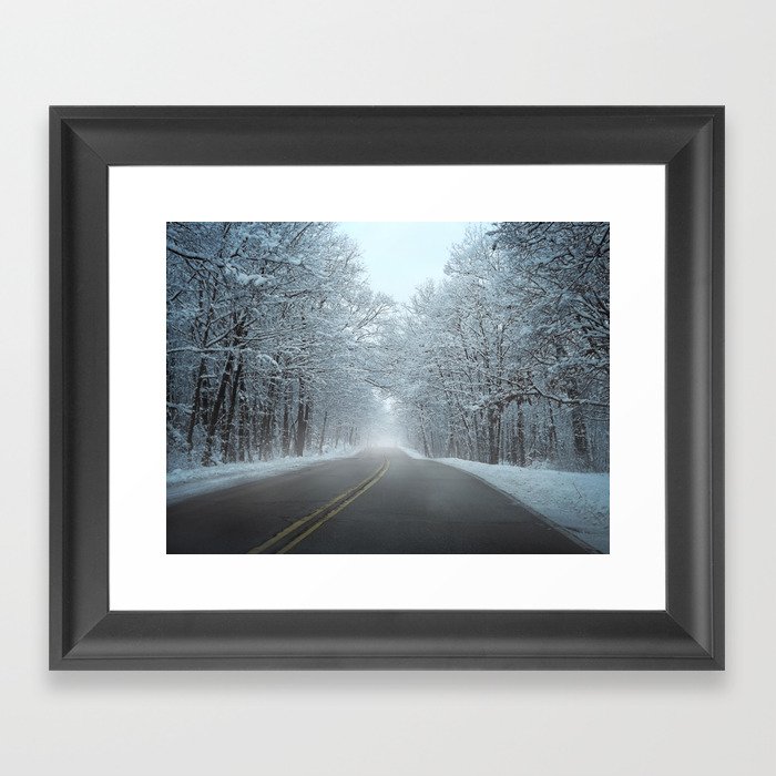 Winter Scene Framed Art Print By Nikkidoodlesx3 Society6