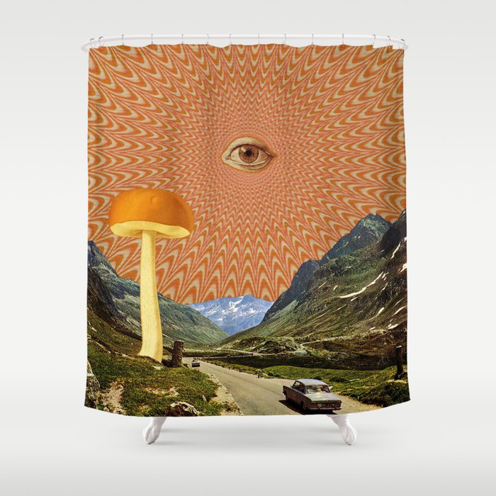 Mushroom day Shower Curtain