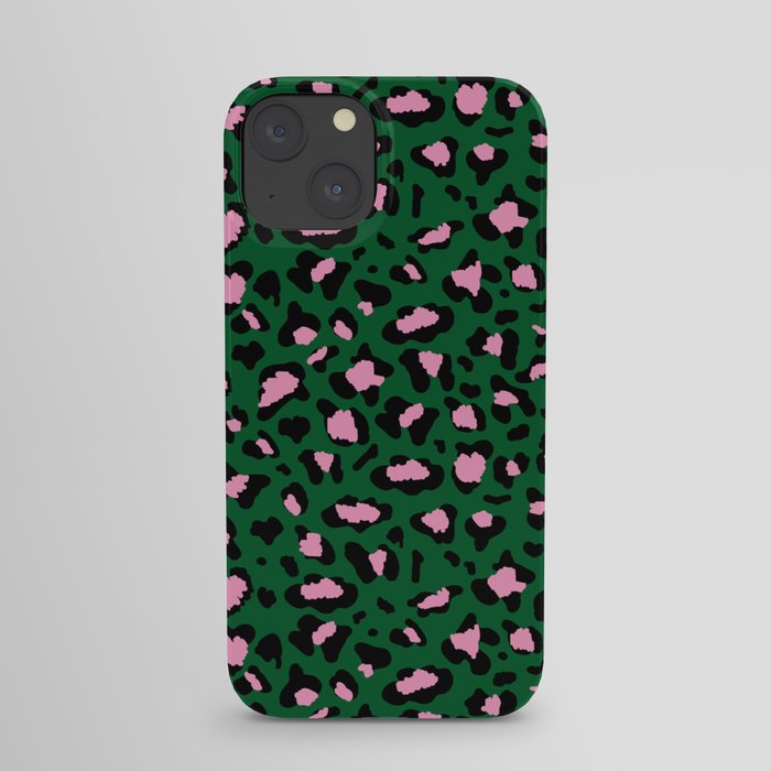 Leopard green iPhone Case