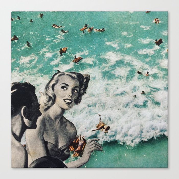 Let’s go swimming Canvas Print