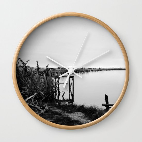 Whitebaiting Wall Clock