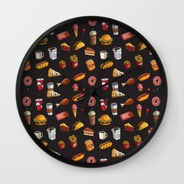 Junk Food Wall Clock