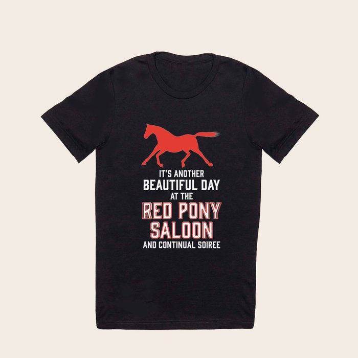 Red pony t shirt clearance