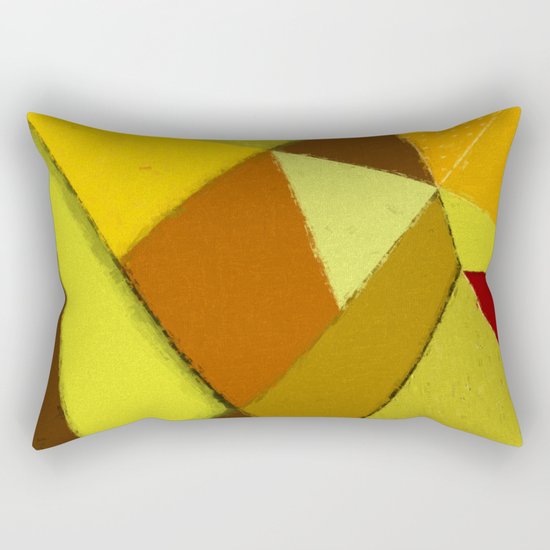Abstract #377 Rectangular Pillow