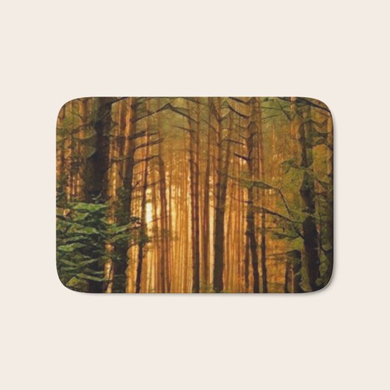 Golden Forest Bath Mat