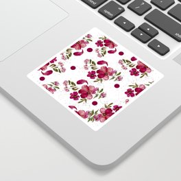 Floral artwork Sticker