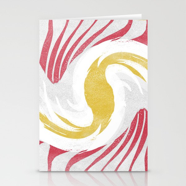 Zebra Swirl Stationery Cards