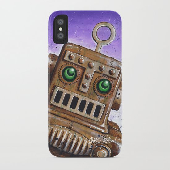 i.Friend: Steam Punk Robot iPhone Case