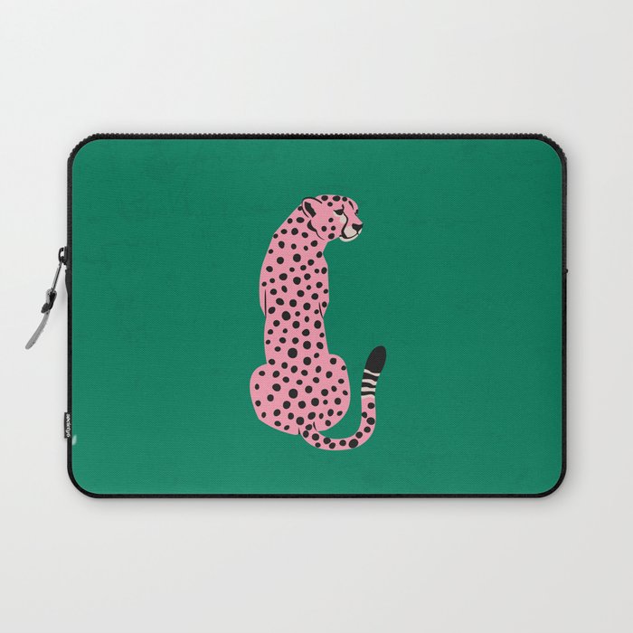 The Stare: Pink Cheetah Edition Laptop Sleeve