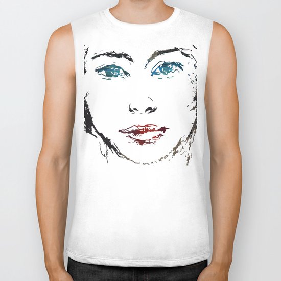 face Biker Tank