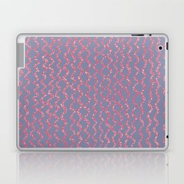 Squiggles In The Sun - Magenta and Purple Blue Laptop Skin