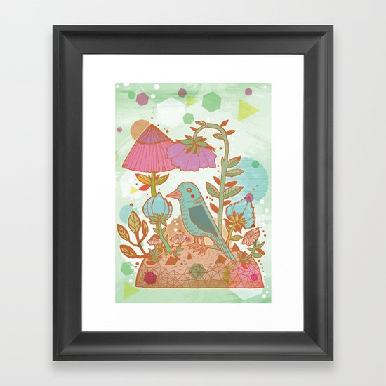 The Blue Bird Framed Art Print