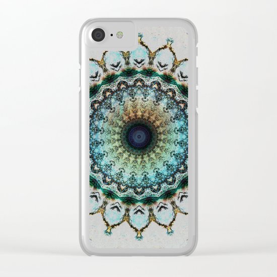 Mandala boho style Clear iPhone Case